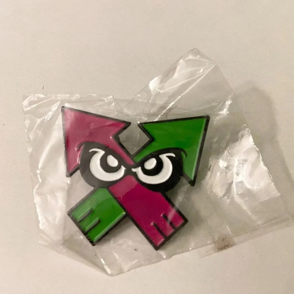 Splatoon Enamel Metal Pin Double Rubber Backing - Picture 2 of 7
